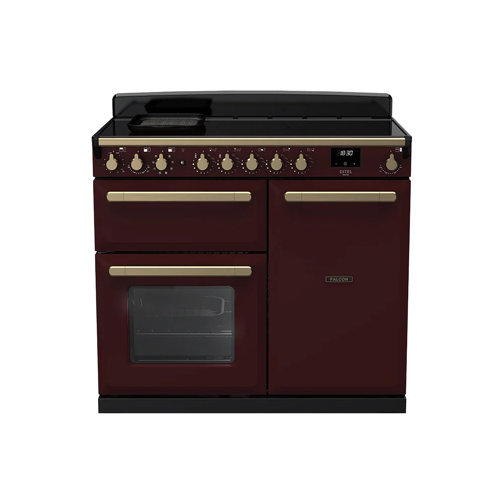 Falcon_Estel_Deluxe_100_Inductie-gas-Bordeaux-Antique_Brass-Front